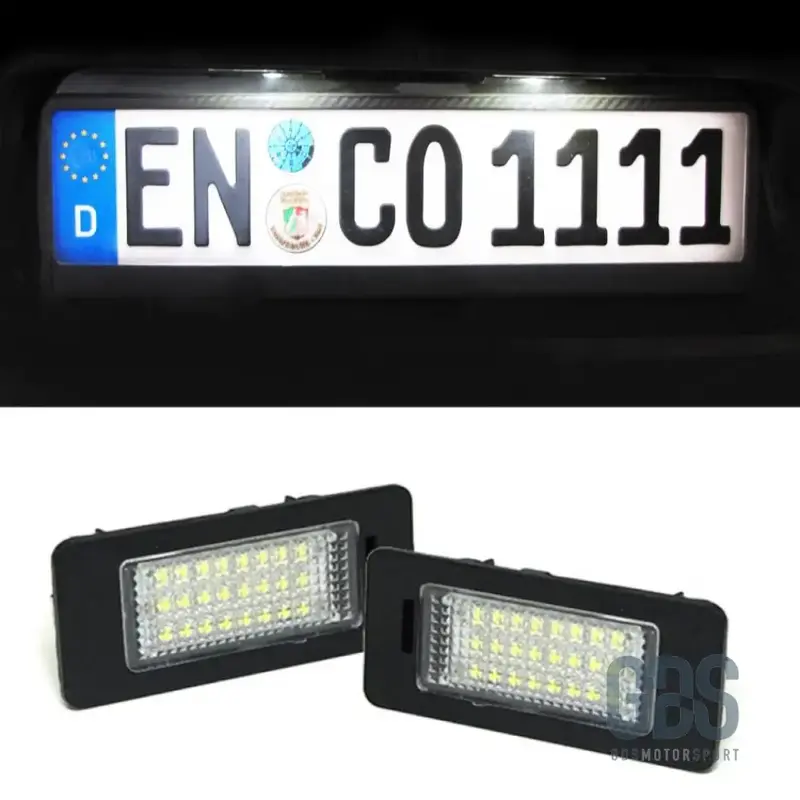 2 Modules éclairage de plaque d’immatriculation 24 LED's BMW