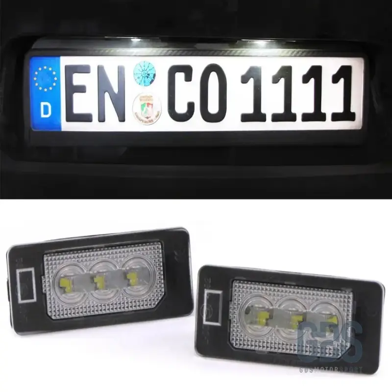 2 Modules LED éclairage de plaque d’immatriculation BMW Technologie CSP