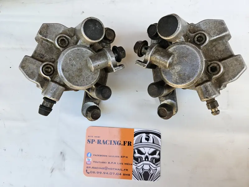 2x etriers De Freins Avants Yamaha Banshee 350 Ph2 (#24987)