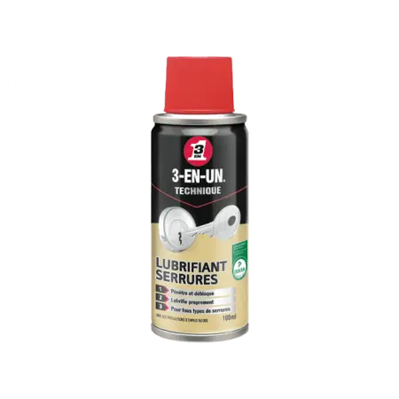 3-En-Un Lubrifiant Serrures 100 Ml