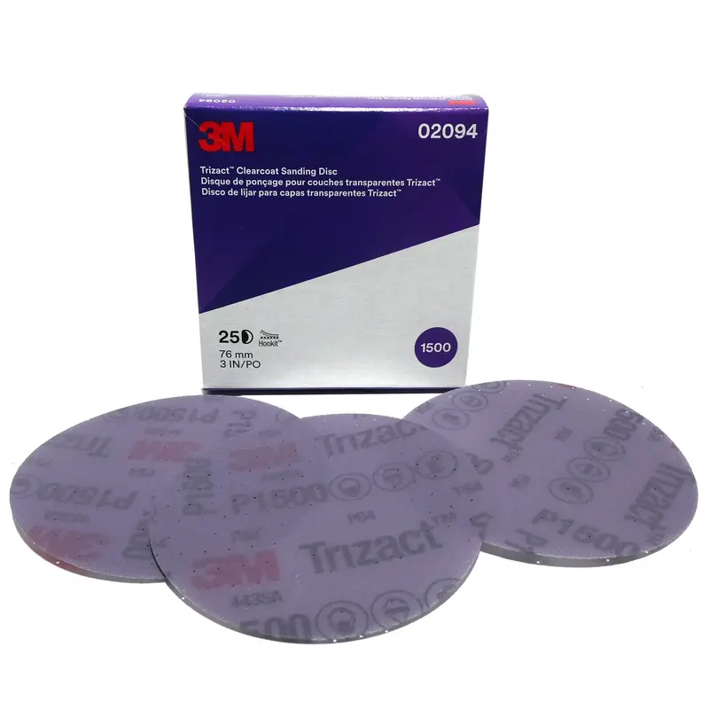 3M Trizact Hookit Disques abrasifs 75mm P1500 (25p) - Nouveau Outlet