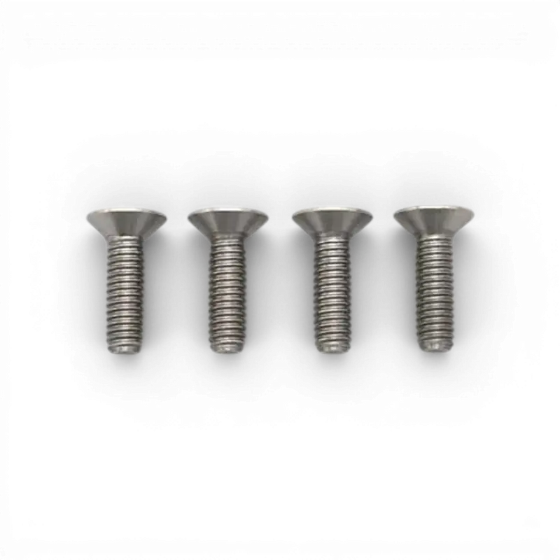 3x10 Vis titane usinée tête plate haute précision