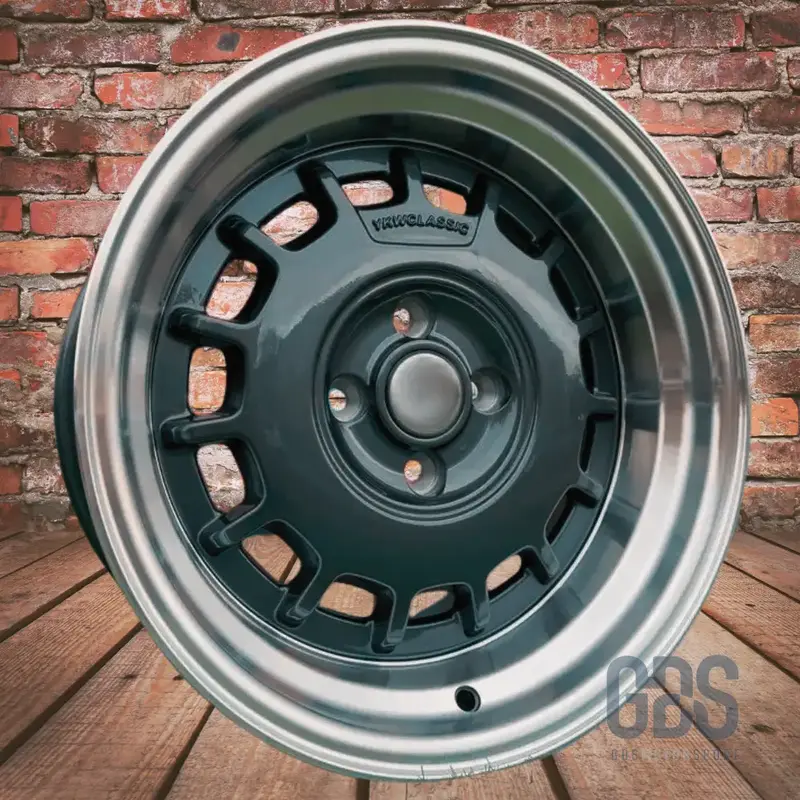 4 jantes Classic Steel Type 2 Gris métallique BMW R15" X 8.25" ET20