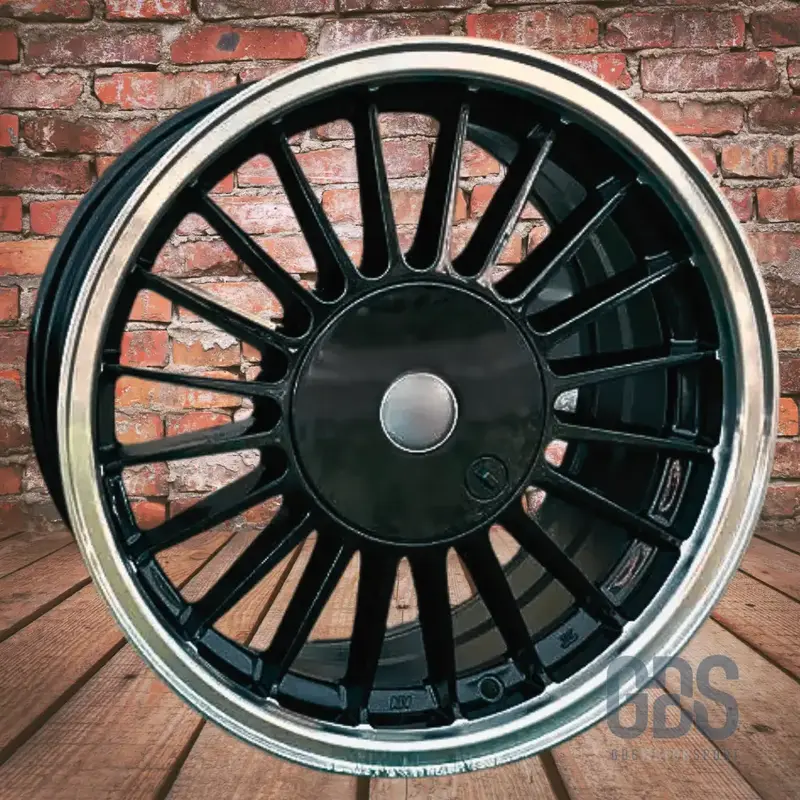 4 jantes Look Alpina centre noir BMW R16" X 7 ET28 X 8" ET28