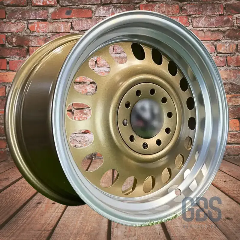 4 jantes Look Classic Steel Bronze Matt BMW R15" X 8.25" ET25