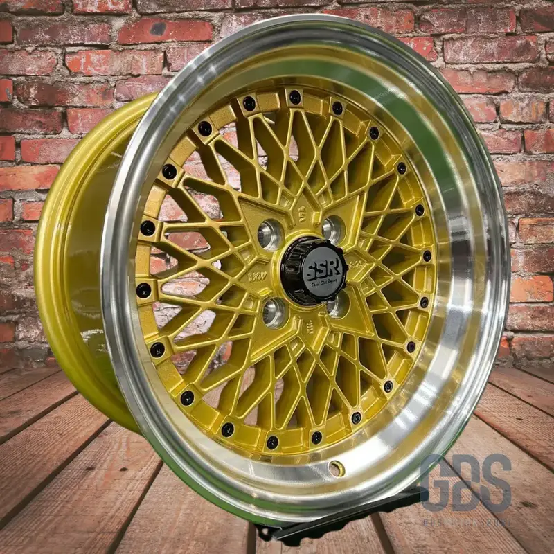 4 jantes Look Soler SSR Mesh Formula BMW R15" X 8.25" ET20