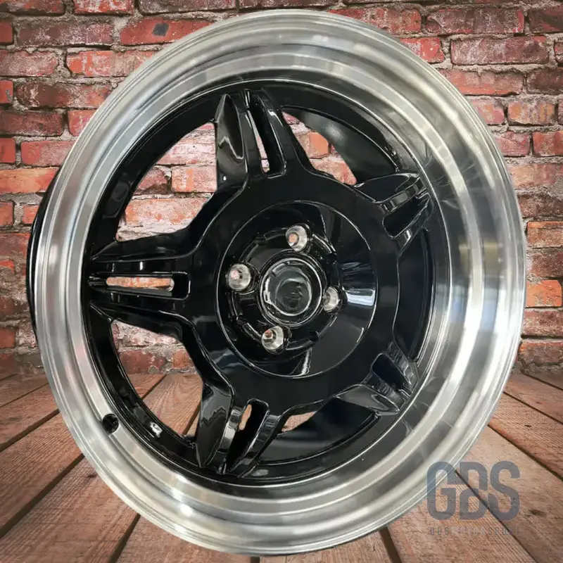 4 jantes look Style 24 M3 E36 BMW Noir brillant R17" X 8" ET30