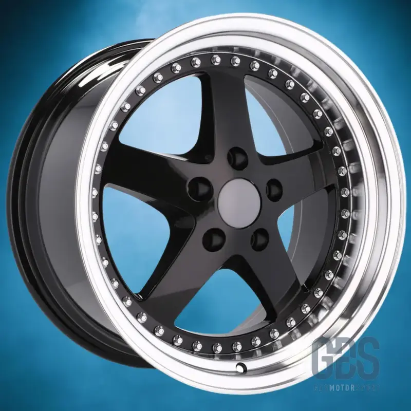 4 jantes style Work Equip Noir BMW R18" X 8.5" ET30 X 9.5 ET35
