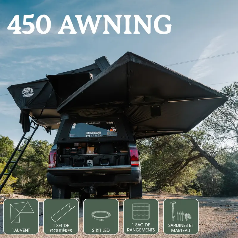 450 Freestanding Awning
