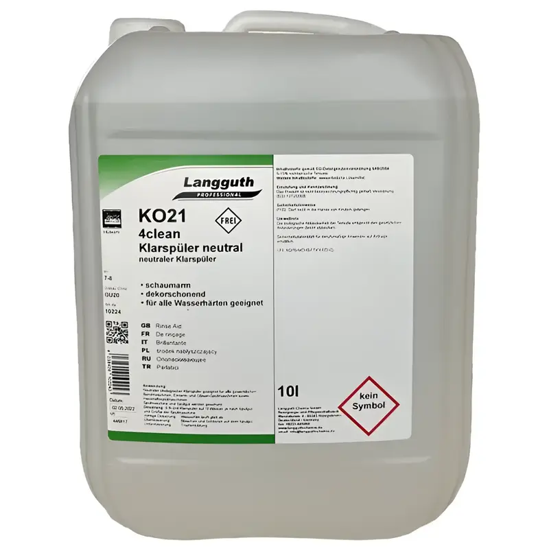 4clean KO21 liquide de rinçage neutre 10l