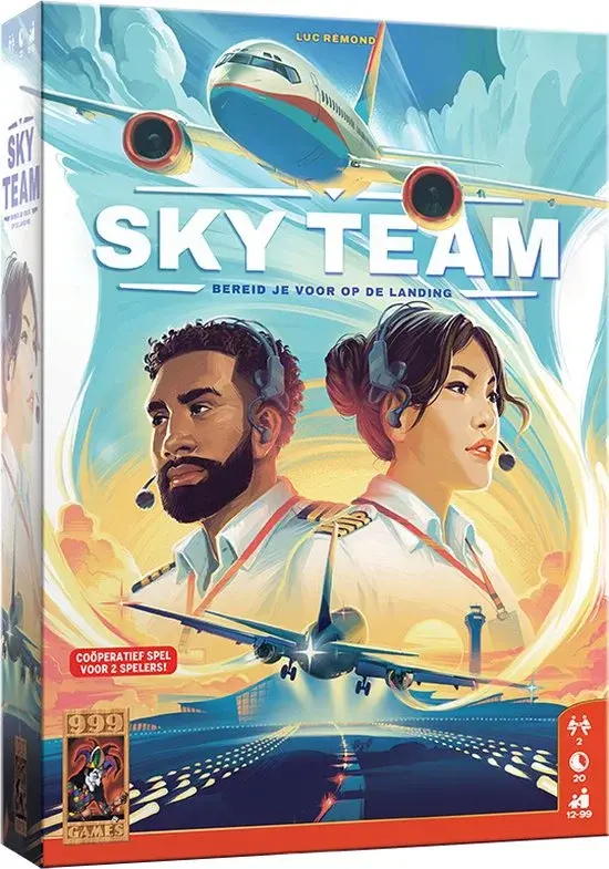 999 Games Sky Team Jeu de société 2 Joueurs - Neuf Outlet