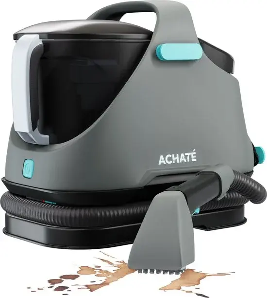 Achaté Nettoyant Détachant 2 Réservoirs d'Eau Noir - Nouveau Outlet
