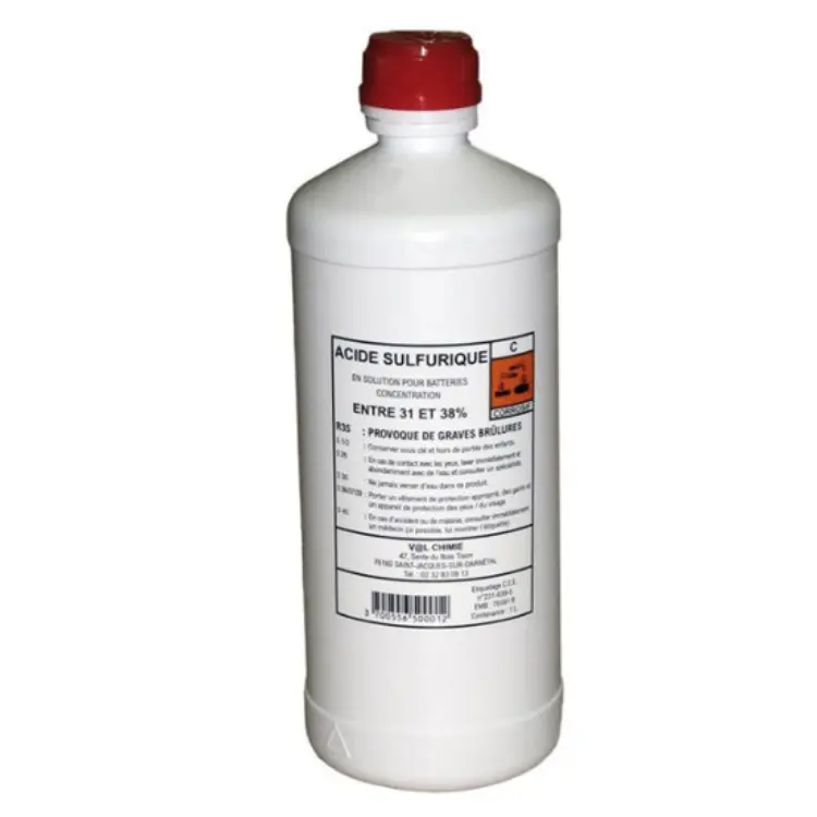 Acide de batterie Acide en bidon de 1 litre