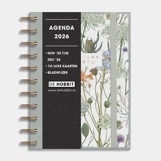 Agenda Reliure Le Hobbit A6 Fleurs des champs - Neuf Outlet
