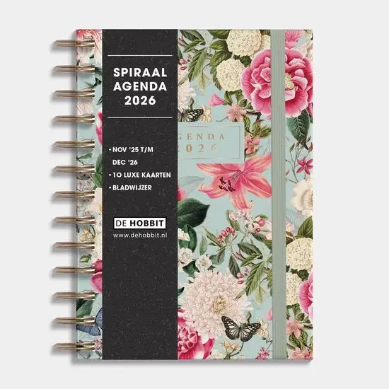 Agenda Spirale Le Hobbit 2026 B6 Brocante - Nouvelle Collection