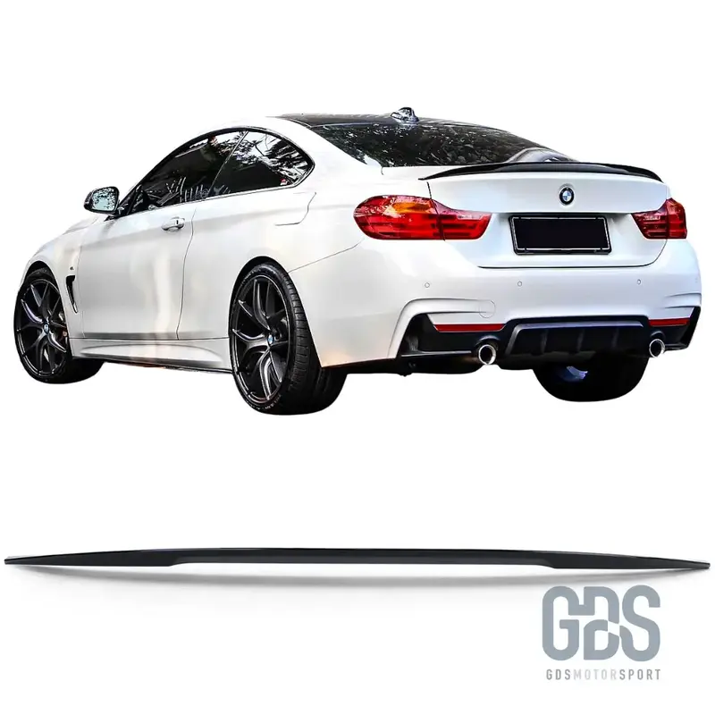 Aileron Becquet arriere Look M performance pour BMW Serie 4 F32 Coupé Noir Brillant