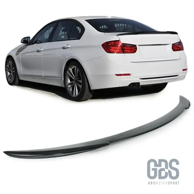 Aileron becquet arrière Look M3 F80 Véritable Carbone pour BMW Série 3 F30