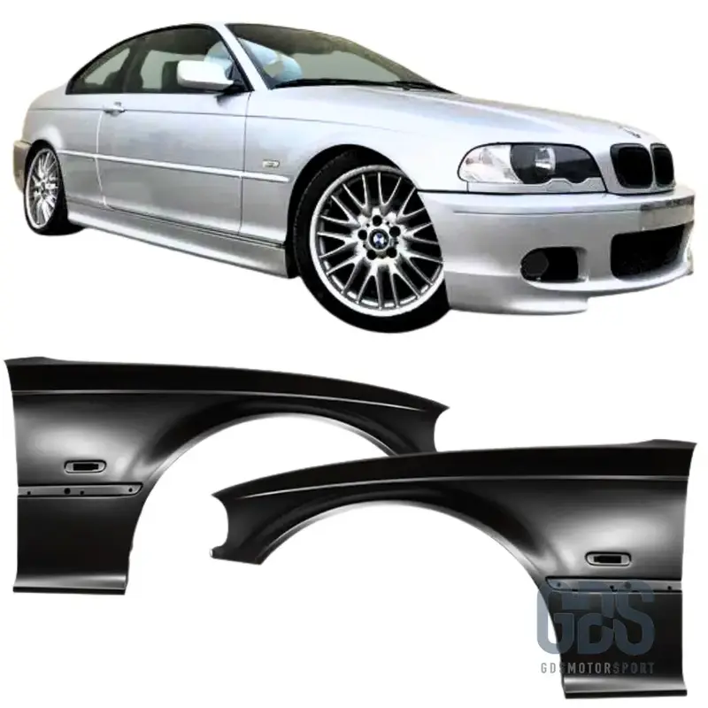 Ailes Avant pour BMW Série 3 E46 Coupé / Cabriolet Phase 1 de 1999 à 2003
