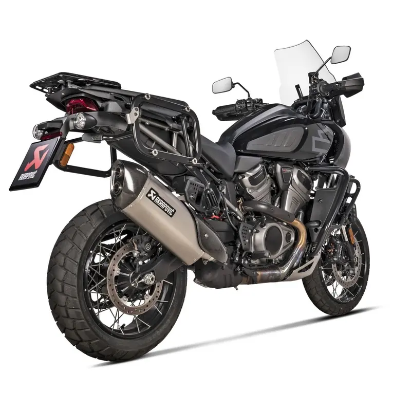 Akrapovic Slip-On Line Euro 5 Titanium Muffler pour Harley