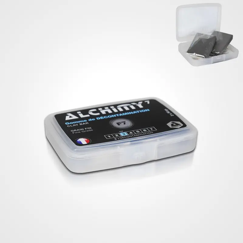 Alchimy7 Gomme Décontamination F7 — Grains Fins Vernis Tendres | 2x50g