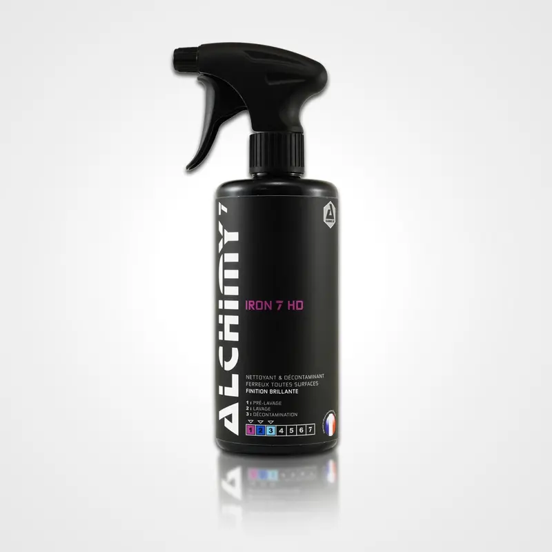 Alchimy7 Iron 7 HD — Décontaminant Ferreux Semi-Gel Réaction Couleur | 470ml 1L