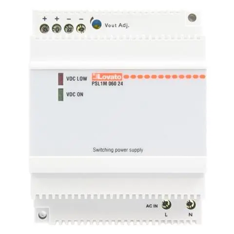 Alimentation à découpage Lovato PSL1M 24VDC 2,5A (60W)