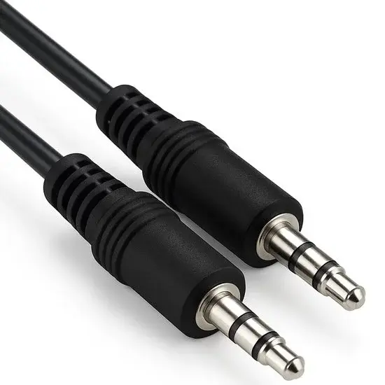 Allteq Jack Kabel 3.5 mm Male to Male Zwart 0,5m - Nieuw Outlet