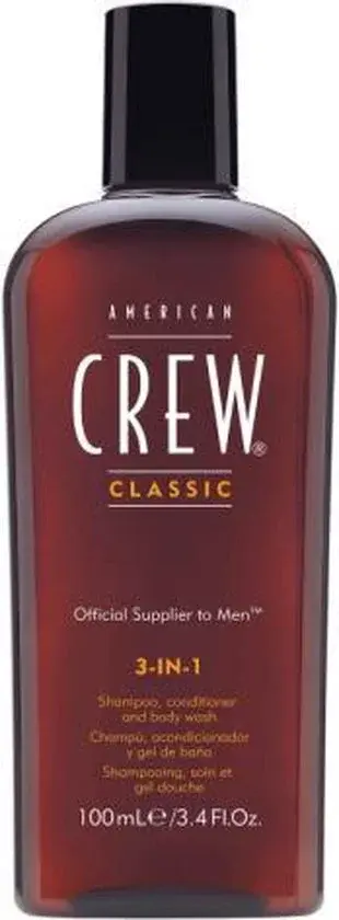 American Crew Classic 3-en-1 100 ml | Shampoing 3-en-1 | Nouveau