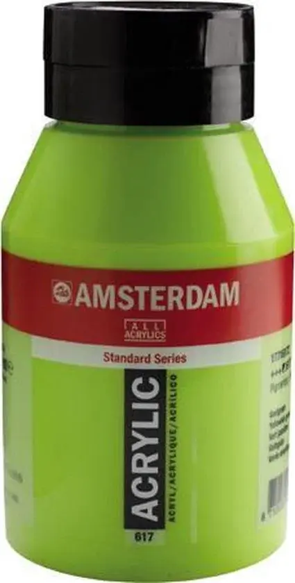 Amsterdam Acrylique 617 Vert Jaune 1L - Nouvelle Sortie
