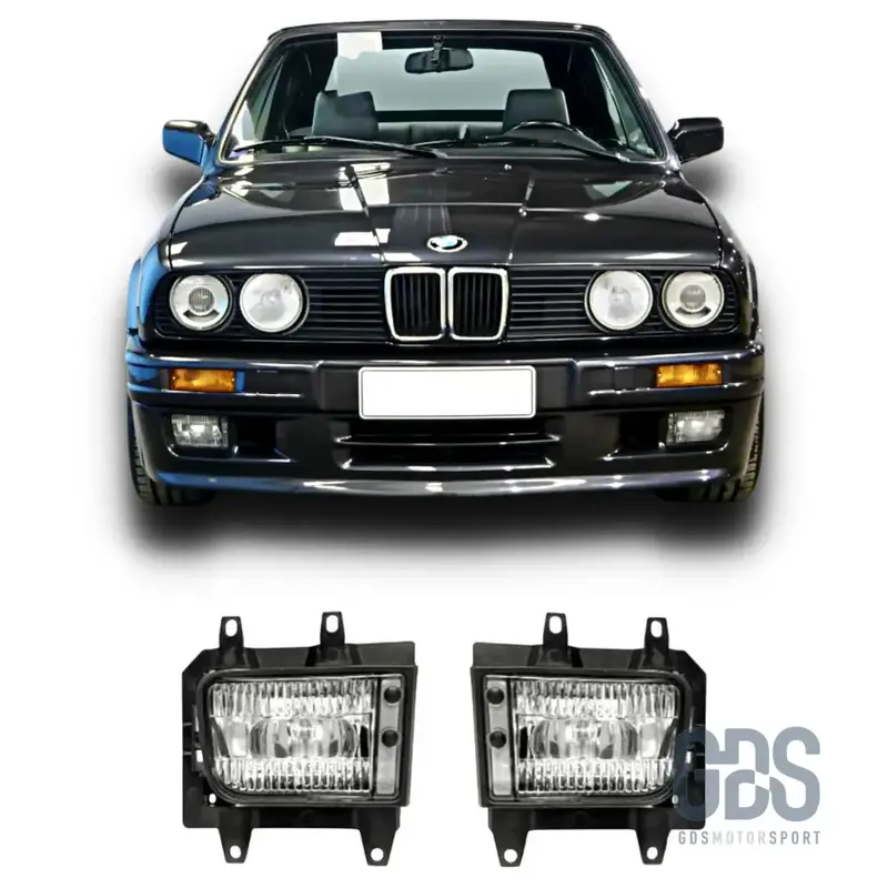 Antibrouillards Blanc Cristal pour BMW E30 Phase 2 (1985-1994)