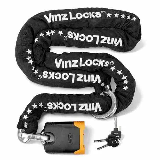 Antivol à chaîne VINZ Batura ART 5 200 cm - Neuf Outlet
