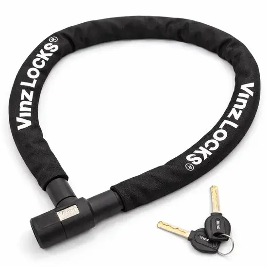Antivol vélo VINZ Ventoux 1,5m Easyclick Noir - Nouvelle sortie
