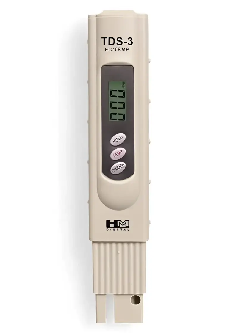 Appareil de test TDS-3 HM Digital pour le nettoyage par osmose