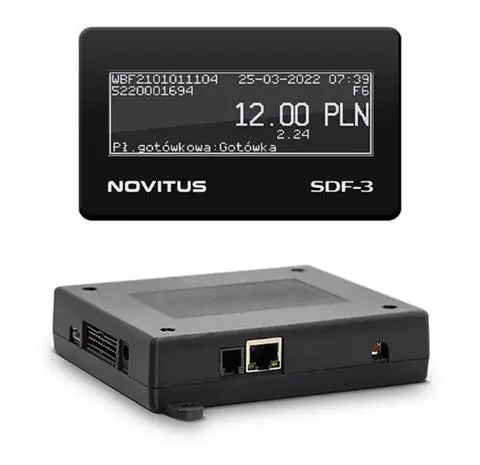 Appareil Novitus SDF-3 Light GSM (sans bloc d'alimentation) avec écran et modem GSM