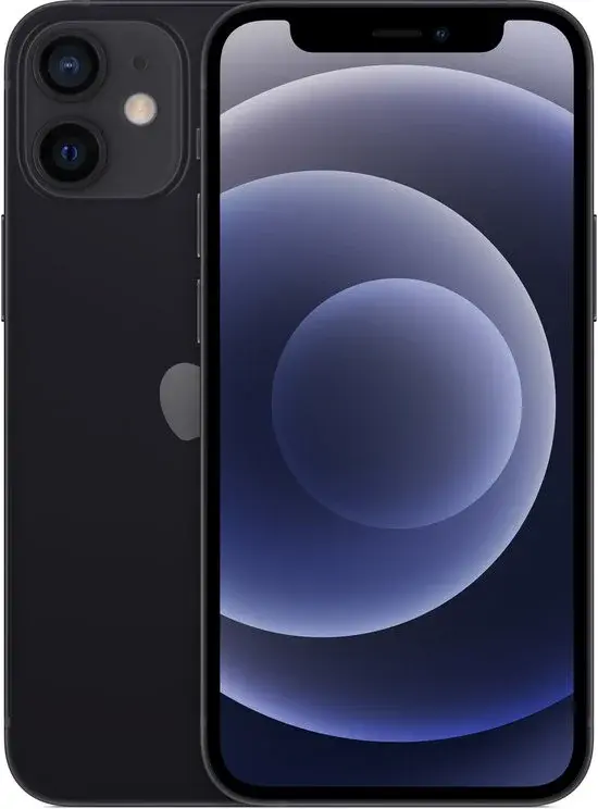 Apple iPhone 12 Mini 128 Go Noir - Batterie reconditionnée 100 %