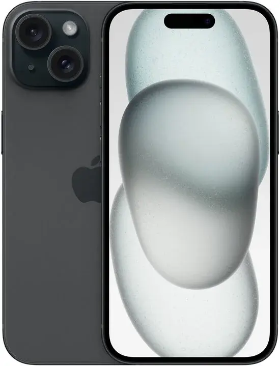 Apple iPhone 15 128GB Noir - Occasion Écran sans rayures