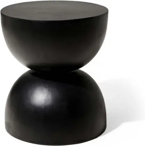 Ardente Table d'appoint Ø35x40 Noir - Nouvelle Outlet