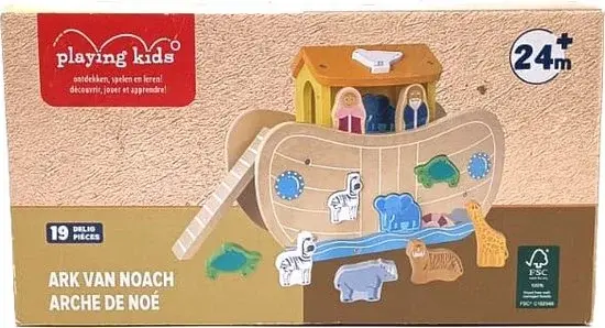 Ark van Noach Houten Speelgoed 24+m - Nieuw Outlet
