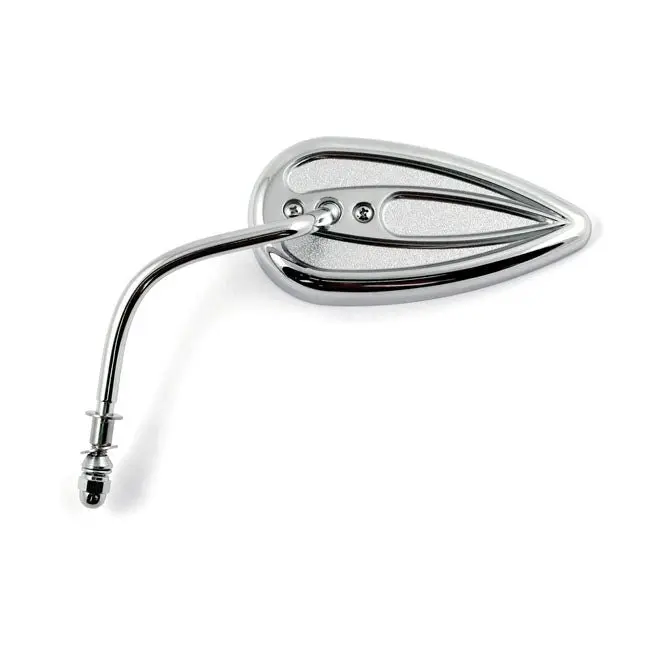 Arlen Ness Miroir de moto en forme de goutte d'eau chromé