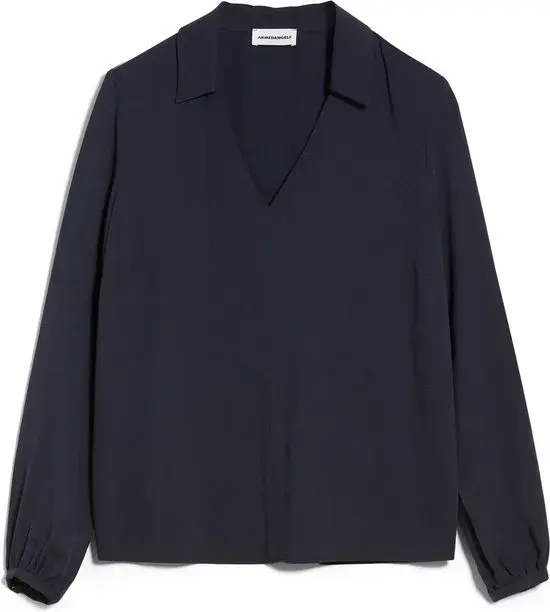 ARMEDANGELS Blouse Femme Bleu Taille S - Neuve Outlet