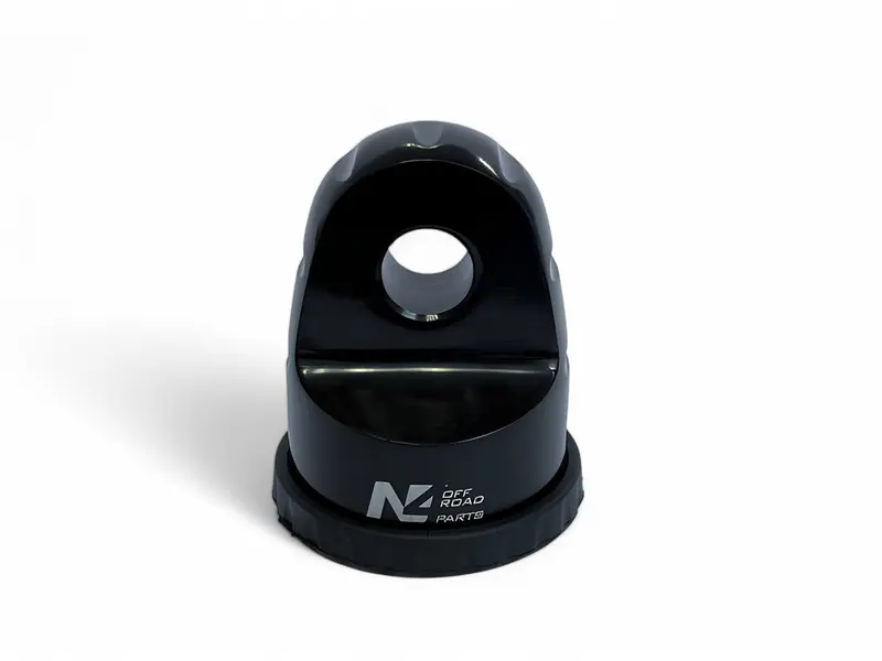 Arrêt de corde 8T en aluminium anodisé noir pour fixation manille N4-Offroad
