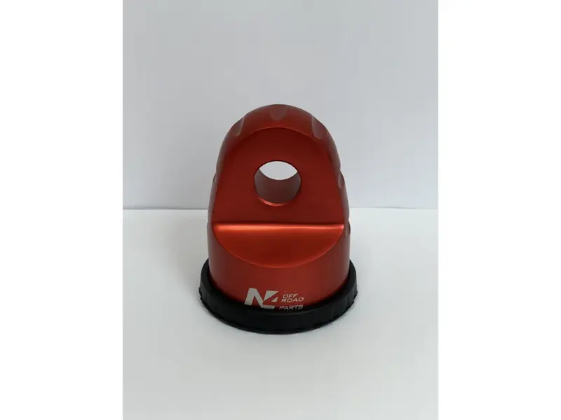 Arrêt de corde 8T en aluminium anodisé rouge pour fixation manille N4-Offroad