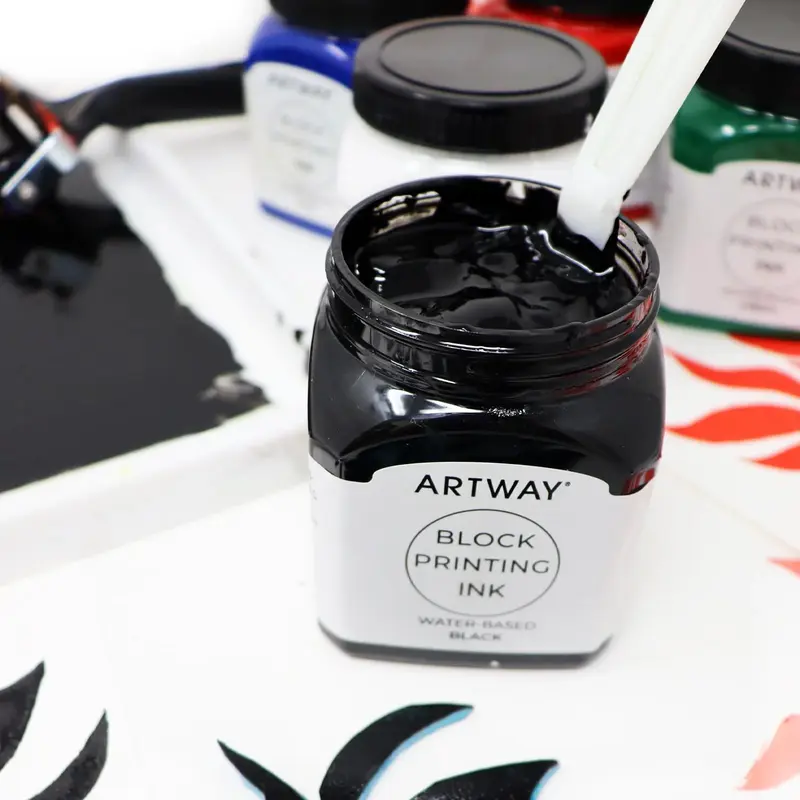 Artway Premium Block Printing Ink 250ml Zwart - Nieuw Outlet