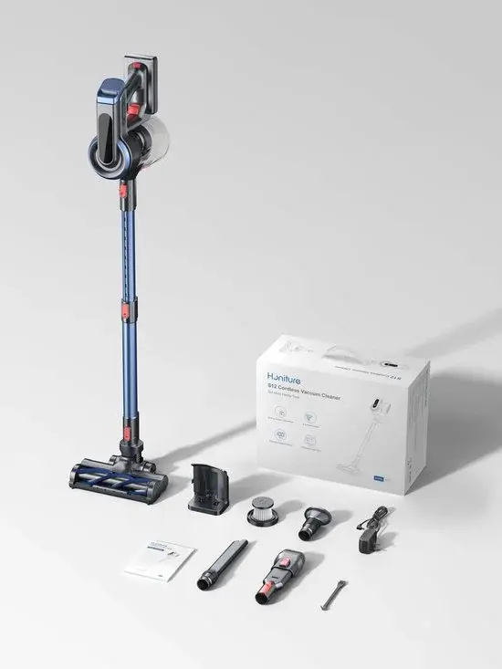 Aspirateur balai sans fil sans sac Honiture S12 avec turbo-brosse - Neuf Outlet