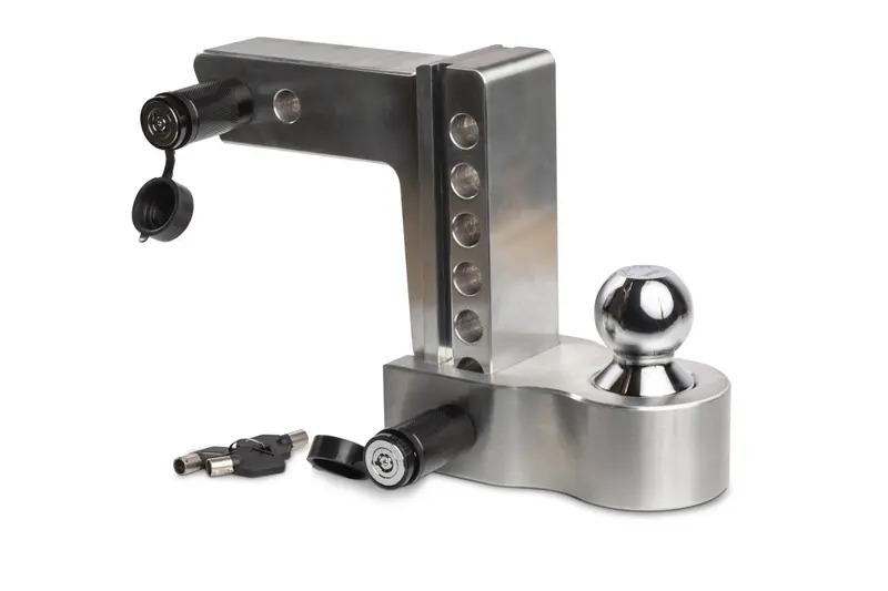 Attelage Carré US Aluminium Ajustable 10" – 3600 kg | CORE