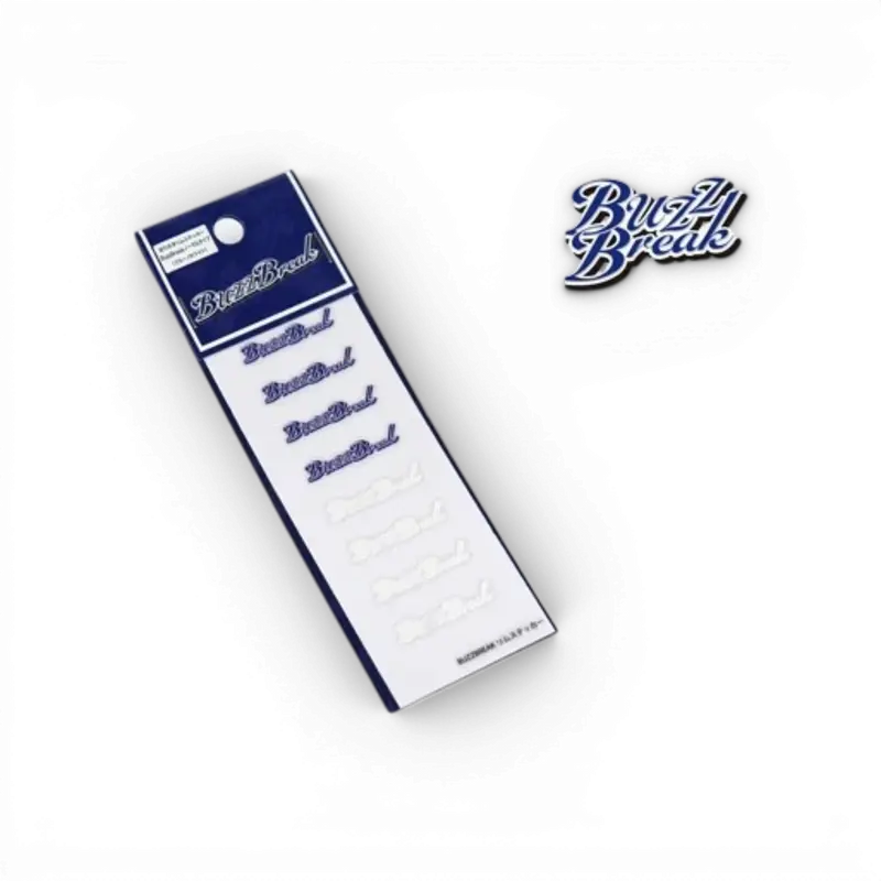 Autocollants de Jante Découpés (BuzzBreak Type Standard / Bleu ・Blanc)