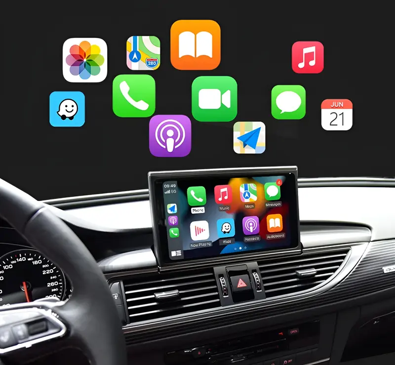 Autoradio connecté Boitier Android Auto et Apple CarPlay pour Audi A5 et S5 B9 MIB/MIB2 (2016 à 2019)