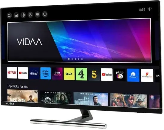 Avtex 24" VIDAA Smart TV met 230V-kabel en standaard - Nieuw