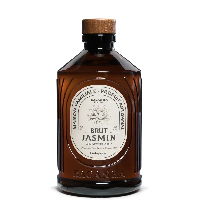 Bacanha Sirop de Jasmin Brut Bio 400ml - Nouveau Outlet