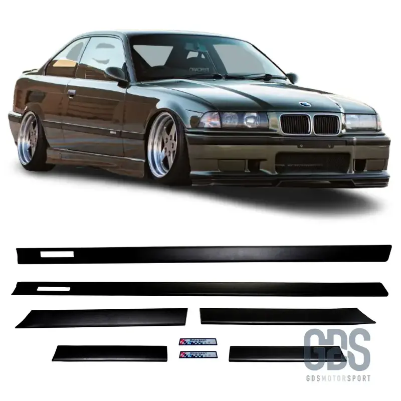 Baguettes de Protection Latérales Style M3 pour BMW E36 Coupé / Cabriolet